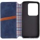 Шкіряний чохол-книжка GETMAN Cubic (PU) для Motorola Edge 70 Fusion / 70 Fusion+ Синій
