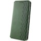 Шкіряний чохол-книжка GETMAN Cubic (PU) для Motorola Edge 70 Fusion / 70 Fusion+ Зелений