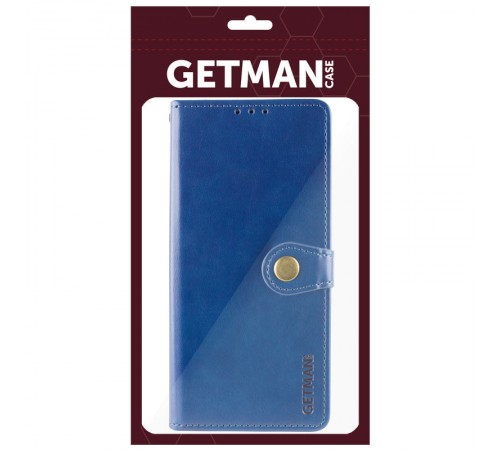 Шкіряний чохол-книжка GETMAN Gallant (PU) для Motorola Edge 70 Fusion / 70 Fusion+ Синій