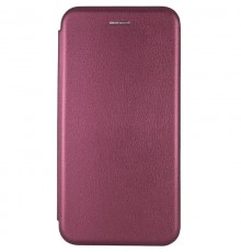 Шкіряний чохол-книжка Classy для Motorola Moto G15 Power / G17 Power Бордовий