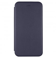 Шкіряний чохол-книжка Classy для Motorola Moto G15 Power / G17 Power Темно-синій