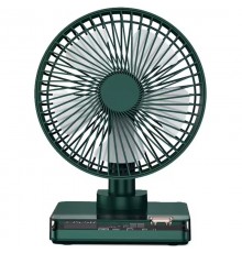 Настільний вентилятор DF11-B with clock 7200 mAh Green