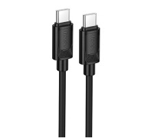 Дата кабель Hoco X122 Benefit Type-C to Type-C 60W (1m) Black