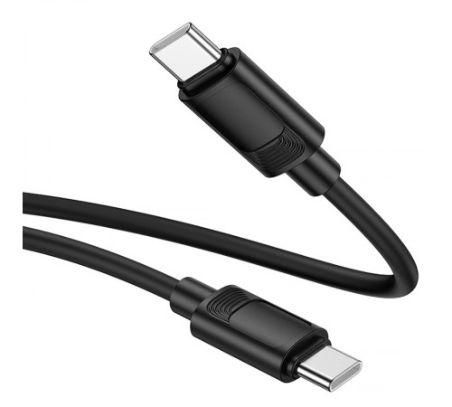 Дата кабель Hoco X122 Benefit Type-C to Type-C 60W (1m) Black