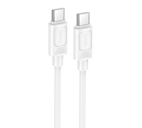 Дата кабель Hoco X122 Benefit Type-C to Type-C 60W (1m) White