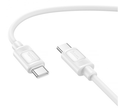 Дата кабель Hoco X122 Benefit Type-C to Type-C 60W (1m) White