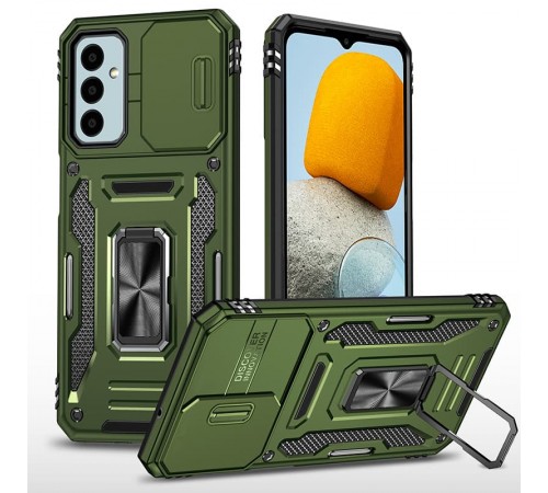 Ударостійкий чохол Camshield Army Ring для Samsung Galaxy A27 Оливковий / Army Green