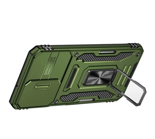 Ударостійкий чохол Camshield Army Ring для Samsung Galaxy A27 Оливковий / Army Green