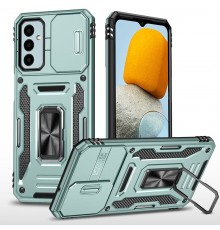 Ударостійкий чохол Camshield Army Ring для Samsung Galaxy A27 Зелений / Light Green