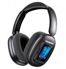 Накладні бездротові навушники Hoco ESD23 Lasting ANC with display Black