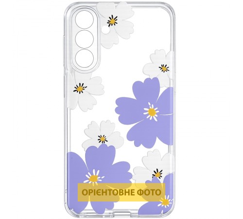 Чохол TPU Clear Joy для Motorola Moto G17 Power Pastel Daisies