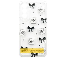 Чохол TPU Clear Joy для Motorola Moto G17 Power Teddy Bows
