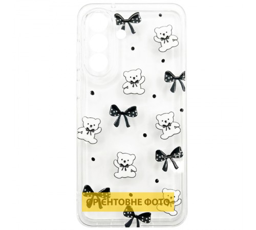 Чохол TPU Clear Joy для Motorola Moto G17 Power Teddy Bows