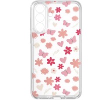 Чохол TPU Clear Joy для Samsung Galaxy A27 Butterfly Garden