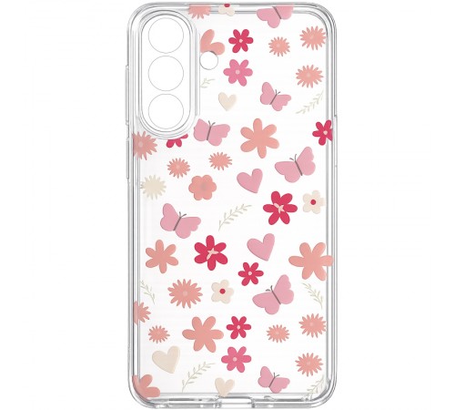 Чохол TPU Clear Joy для Samsung Galaxy A27 Butterfly Garden