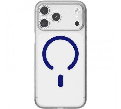 Чохол PC Slim Matte with Magnetic Fit (camera button) для Apple iPhone 17 Pro Max (6.9") Blue