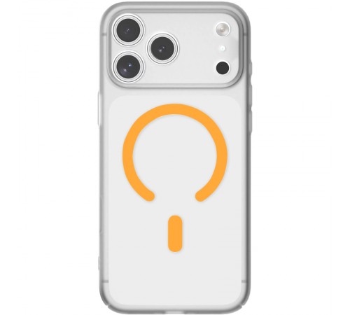 Чохол PC Slim Matte with Magnetic Fit (camera button) для Apple iPhone 17 Pro Max (6.9") Orange