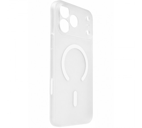 Чохол PC Slim Matte with Magnetic Fit (camera button) для Apple iPhone 17 Pro Max (6.9") White