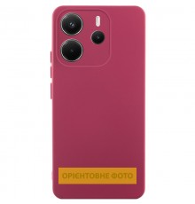 Чохол Silicone Cover Ummi Lakshmi Full Camera (AA) для Xiaomi Redmi A7 Pro 4G / Poco C81 Бордовий / Marsala
