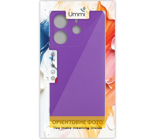 Чохол Silicone Cover Ummi Lakshmi Full Camera (AA) для Xiaomi Redmi A7 Pro 4G / Poco C81 Фіолетовий / Purple