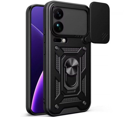 Чохол Ummi Camshield Serge Ring для Xiaomi 17 Ultra Чорний / Black
