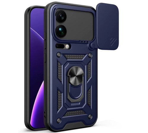Чохол Ummi Camshield Serge Ring для Xiaomi 17 Ultra Синій / Navy