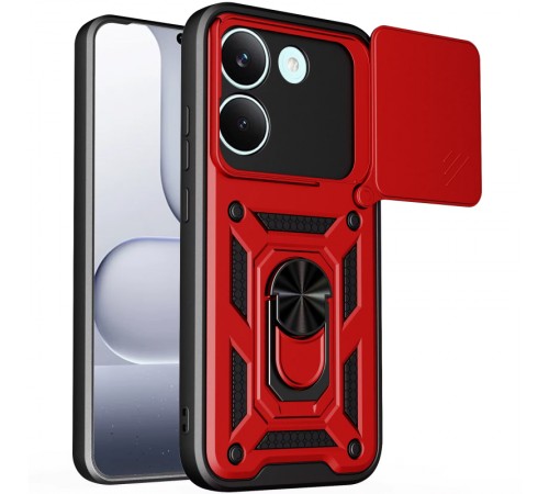 Чохол Ummi Camshield Serge Ring для Xiaomi Poco X8 Pro Червоний / Red