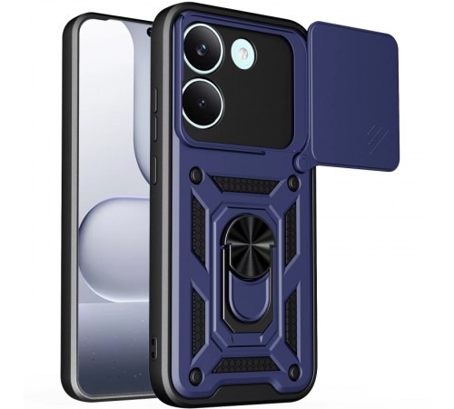 Чохол Ummi Camshield Serge Ring для Xiaomi Poco X8 Pro Синій / Navy
