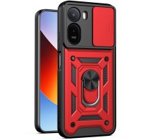 Чохол Ummi Camshield Serge Ring для Xiaomi Redmi A7 Pro 4G / Poco C81 / C81 Pro Червоний / Red