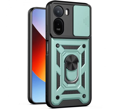 Чохол Ummi Camshield Serge Ring для Xiaomi Redmi A7 Pro 4G / Poco C81 / C81 Pro Зелений / Green