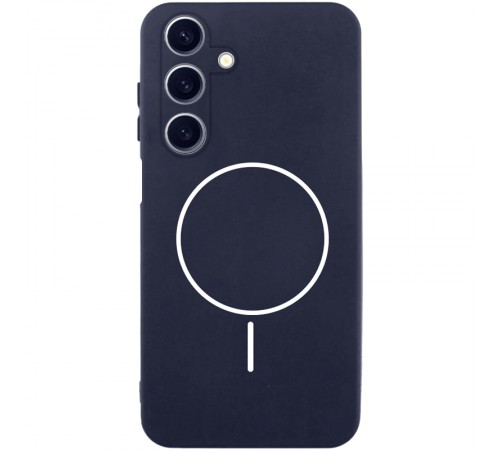 Чохол Silicone Cover Lakshmi Full Camera (AA) with Magnetic Fit для Samsung Galaxy A27 Темно-синій / Midnight blue