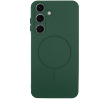 Чохол Silicone Cover Lakshmi Full Camera (AA) with Magnetic Fit для Samsung Galaxy A27 Зелений / Dark green