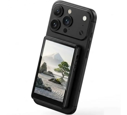 Бездротовий дублюючий екран / монітор для селфі Hoco DI100 with Magnetic Black