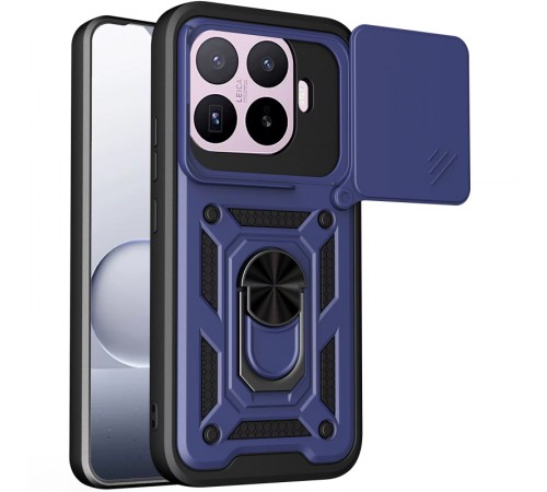 Чохол Ummi Camshield Serge Ring для Xiaomi 17T Pro Синій / Navy