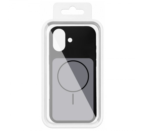 Чохол Silk Duo Color (AA) NO LOGO with Magnetic Fit для Apple iPhone 17 (6.3") Black