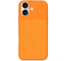 Чохол Silk Duo Color (AA) NO LOGO with Magnetic Fit для Apple iPhone 17 (6.3") Orange