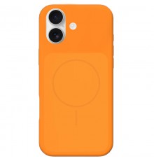 Чохол Silk Duo Color (AA) NO LOGO with Magnetic Fit для Apple iPhone 17 (6.3") Orange