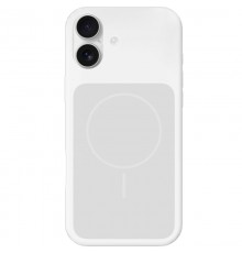 Чохол Silk Duo Color (AA) NO LOGO with Magnetic Fit для Apple iPhone 17 (6.3") White