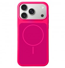 Чохол Silk Duo Color (AA) NO LOGO with Magnetic Fit для Apple iPhone 17 Pro Max (6.9") Barbie Pink