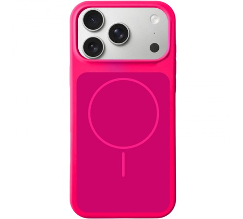 Чохол Silk Duo Color (AA) NO LOGO with Magnetic Fit для Apple iPhone 17 Pro Max (6.9") Barbie Pink