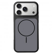 Чохол Silk Duo Color (AA) NO LOGO with Magnetic Fit для Apple iPhone 17 Pro Max (6.9") Black