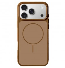 Чохол Silk Duo Color (AA) NO LOGO with Magnetic Fit для Apple iPhone 17 Pro Max (6.9") Brown