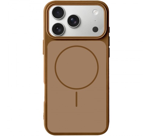 Чохол Silk Duo Color (AA) NO LOGO with Magnetic Fit для Apple iPhone 17 Pro Max (6.9") Brown