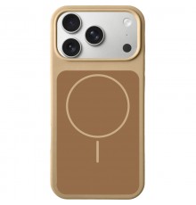 Чохол Silk Duo Color (AA) NO LOGO with Magnetic Fit для Apple iPhone 17 Pro Max (6.9") Desert Gold