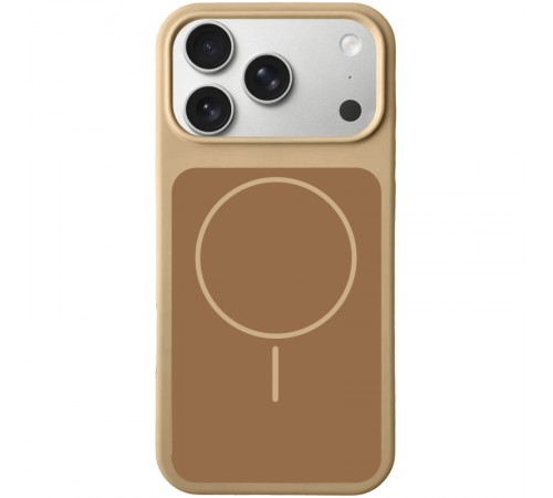 Чохол Silk Duo Color (AA) NO LOGO with Magnetic Fit для Apple iPhone 17 Pro Max (6.9") Desert Gold