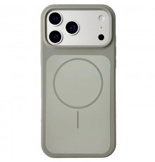 Чохол Silk Duo Color (AA) NO LOGO with Magnetic Fit для Apple iPhone 17 Pro Max (6.9") Gray