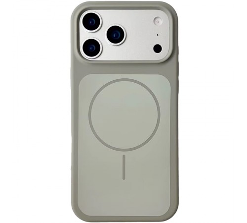 Чохол Silk Duo Color (AA) NO LOGO with Magnetic Fit для Apple iPhone 17 Pro Max (6.9") Gray