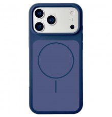 Чохол Silk Duo Color (AA) NO LOGO with Magnetic Fit для Apple iPhone 17 Pro Max (6.9") Midnight Blue