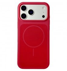 Чохол Silk Duo Color (AA) NO LOGO with Magnetic Fit для Apple iPhone 17 Pro Max (6.9") Red