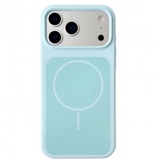 Чохол Silk Duo Color (AA) NO LOGO with Magnetic Fit для Apple iPhone 17 Pro Max (6.9") Turquoise